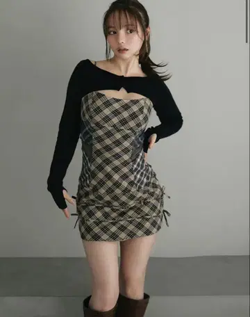 andmary Aine set mini dress