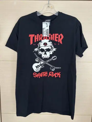 새상품 단종 레어 US 기획 THRASHER SKATE ROCK T셔츠