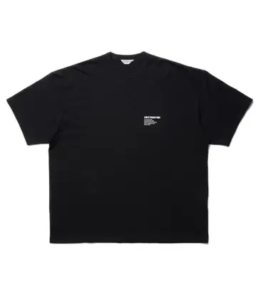 COOTIE C/R Smooth Jersey S/S Tee Black