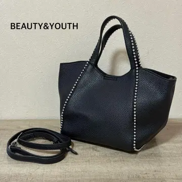 BEAUTY&YOUTH 볼 체인 2way 미니 토트 백