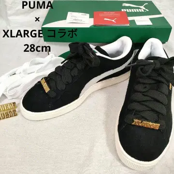 [ PUMA x XLARGE ] 28cm 스웨이드 블랙 미사용 한정판