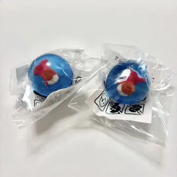 미개봉 새상품 지브리 미술관 한정판 벼랑 위의 포뇨 슈퍼볼 2개 세트