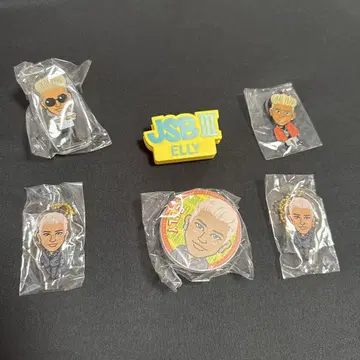 삼대째 JSB ELLY 굿즈 세트 키링 캔뱃지 러버 JSB3
