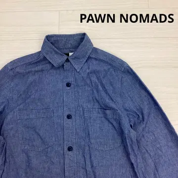 PAWN NOMADS 파운 노마즈 긴팔 샴브레이 셔츠 S