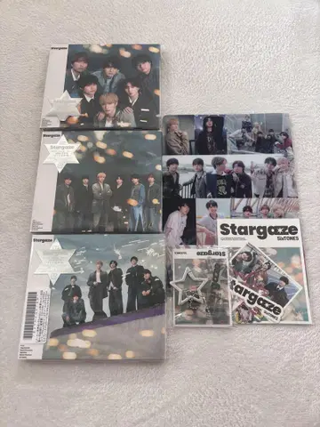 SixTONES Stargaze 3 형태 세트 특전 시리얼 포함