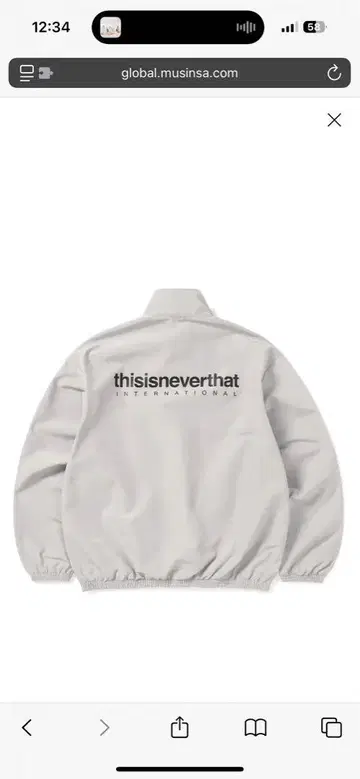 thisisneverthat 나일론 자켓