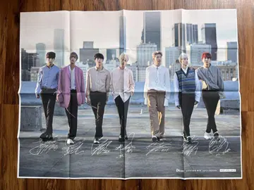 BTS DICON japan edition 패브릭 포스터