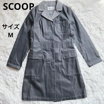 [ SCOOP ] 롱 코트 인조 가죽 M 사이즈 히요쿠 시타테