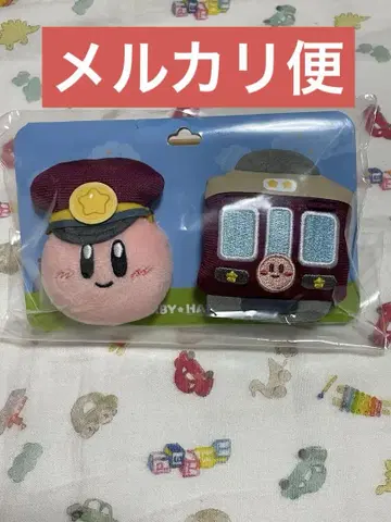 별의 커비 한큐 기차 인형 배지