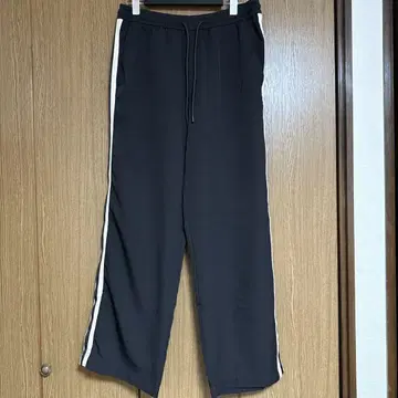 ZARA 사이드 라인 테크니컬 팬츠 라인 팬츠 블랙 L 사이즈 32
