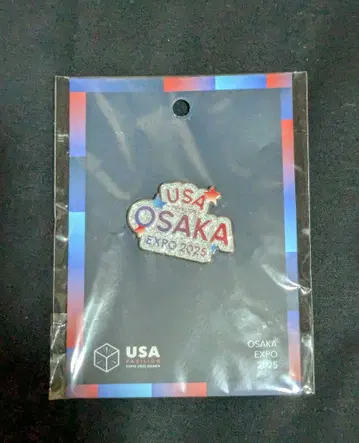 오사카 만박 EXPO 미국관 핀 배지 스파크 USA OSAKA