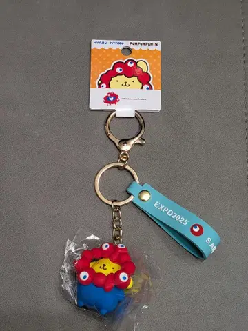오사카 간사이 박람회 폼폼푸딩 키링