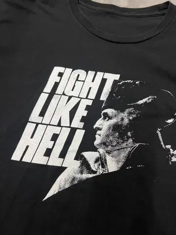 USA 구제 의류 FIGHT LIKE HELL T셔츠