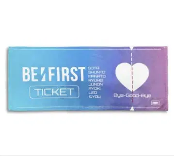 BE:FIRST 'Bye good bye' 페이스 타월