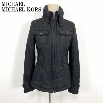 LA7975 마이클코어스 가죽 숏 패딩 자켓 그레이 4