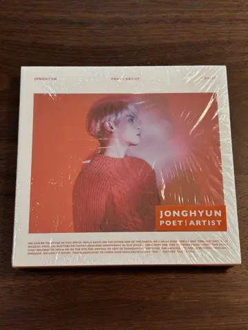 SHINee JONGHYUN POET | ARTIST 미개봉