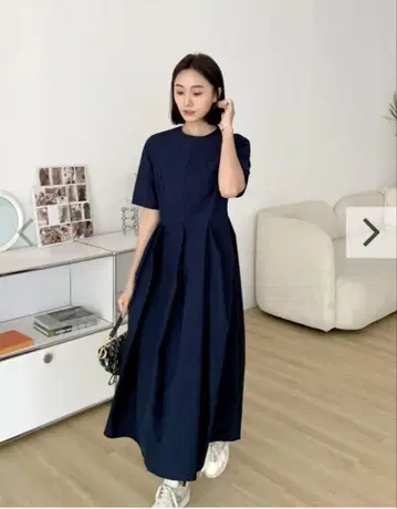 COTTON BALLOON FLARE DRESS