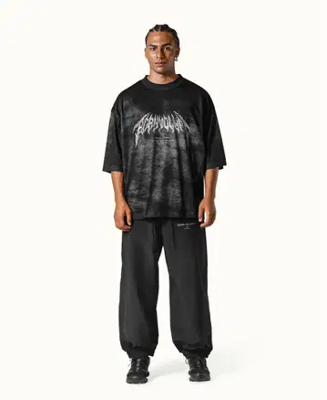 DEATH METAL LOGO VINTAGE MESH EXTRA BIG