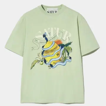 SATUR Summer Graphic T셔츠 레몬