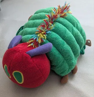 배고픈 애벌레 봉제 인형 포함 담요