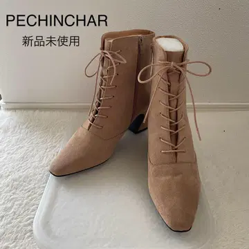 PECHINCHAR 페신샤 야마다야 부츠 베이지 레이스업 37