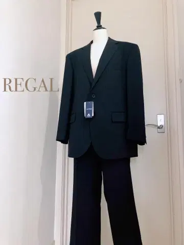 미사용 새상품 택 포함 REGAL 수트 셋업 남성용 BE4 아오야마 양복