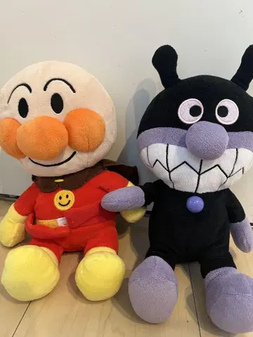 호빵맨 세균맨 봉제 인형 세트