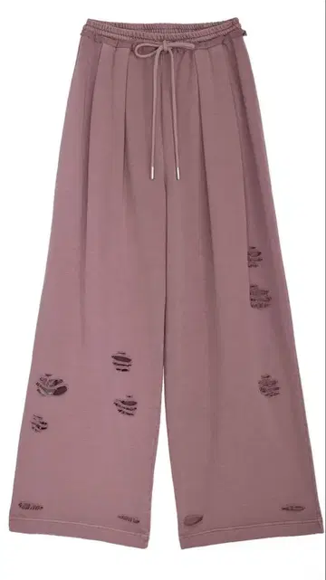 SULFUR DYEING WIDE SWEAT PANTS