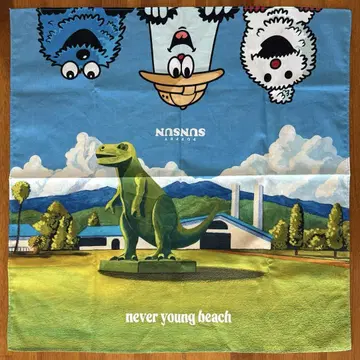 퍼펫 스 x never young beach 콜라보 반다나