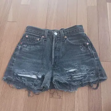 Levi's 501 데미지 숏팬츠 W26 L30