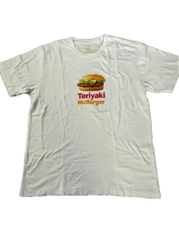 맥도날드 T셔츠 Tee XL 화이트 그라니프