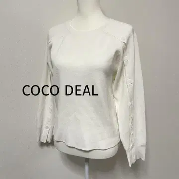 [ 새상품급 ] COCO DEAL 코코딜 슬리브 버튼 래글런 니트 2