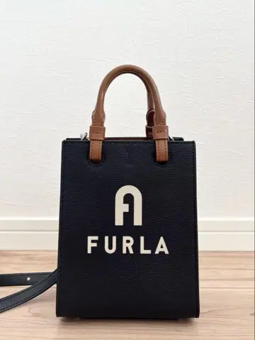 훌라 FURLA 블랙/브라운 가죽 2way 백