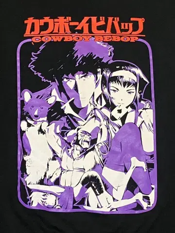 COWBOY BEBOP 카우보이 비밥 맨투맨 T셔츠 블랙