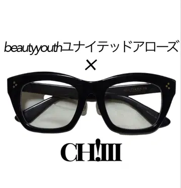 BEAUTY&YOUTH x Ch!ii 한정판 아이 안경 블랙