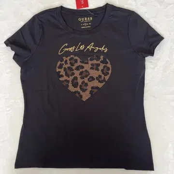GUESS T셔츠 레오파드
