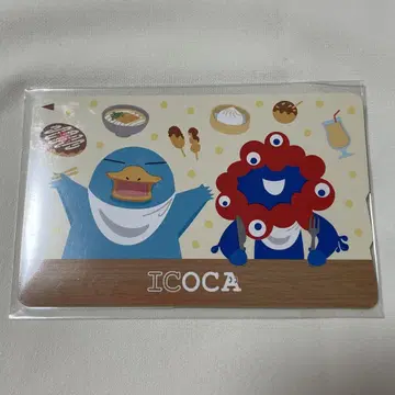 오사카 간사이 박람회 한정판 디자인 ICOCA 카드 미야쿠미야쿠 이코짱