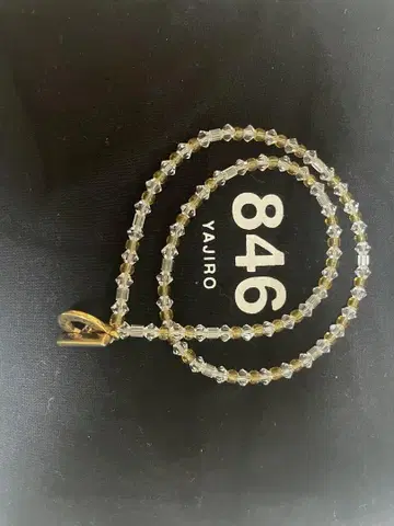 YAJIRO 크리스탈 비즈 목걸이