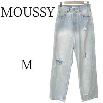 새상품급 MOUSSY 마우지 스카이블루 데님 청바지 (스트레이트) M