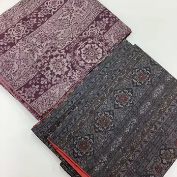 기모노 묶음 판매, 이중 기모노, , 리메이크 소재, 순수 실크 P573
