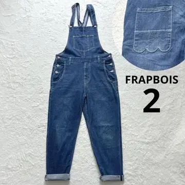 FRAPBOIS half 플라보아 오버롤 스트레치 스캘럽
