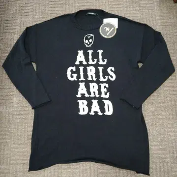 HYSTERIC GLAMOUR 블랙 니트 스웨터