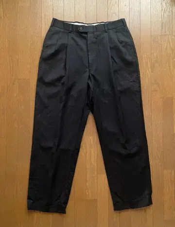 90-00s TOMMY HILFIGER 스트라이프 블랙 슬랙스