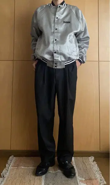 90-00s TOMMY HILFIGER 스트라이프 블랙 슬랙스