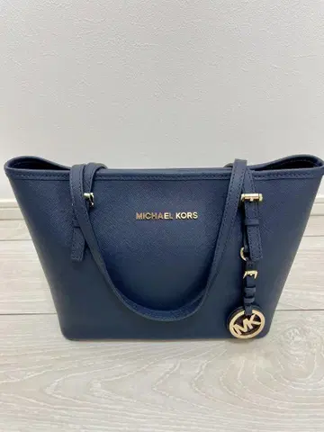 MICHAEL KORS 네이비 토트백