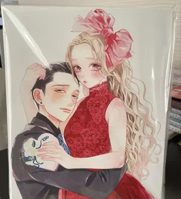 아가씨와 경비견 군 캔버스 아트