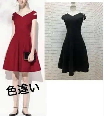 ( K08533 ) EPOCA 에포카 니트 플레어 오프숄더 원피스