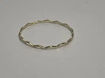 K10 웨이브 디자인 골드링