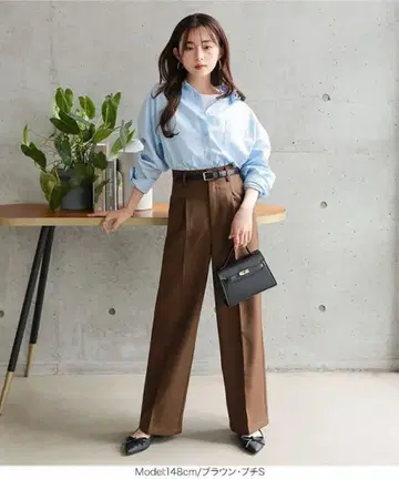 고베 레터스 턱 와이드 스트레이트 팬츠 [M4027]