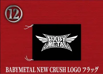 BABYMETAL NEW CRUSH 로고 플래그